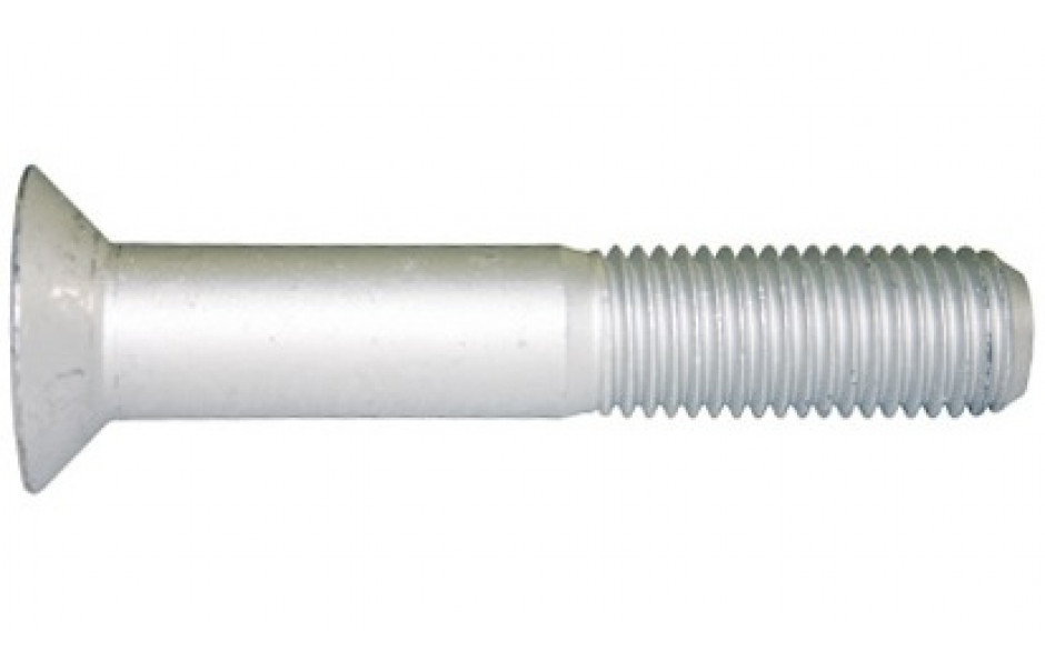 Senkschraube DIN 7991 - 08.8 - Zinklamelle silber - M10 X 40