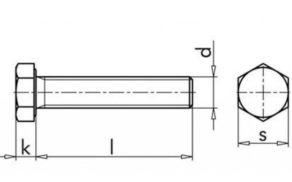 Sechskantschraube ISO 4017 - A4-70 - M12 X 20 - ADW7/2