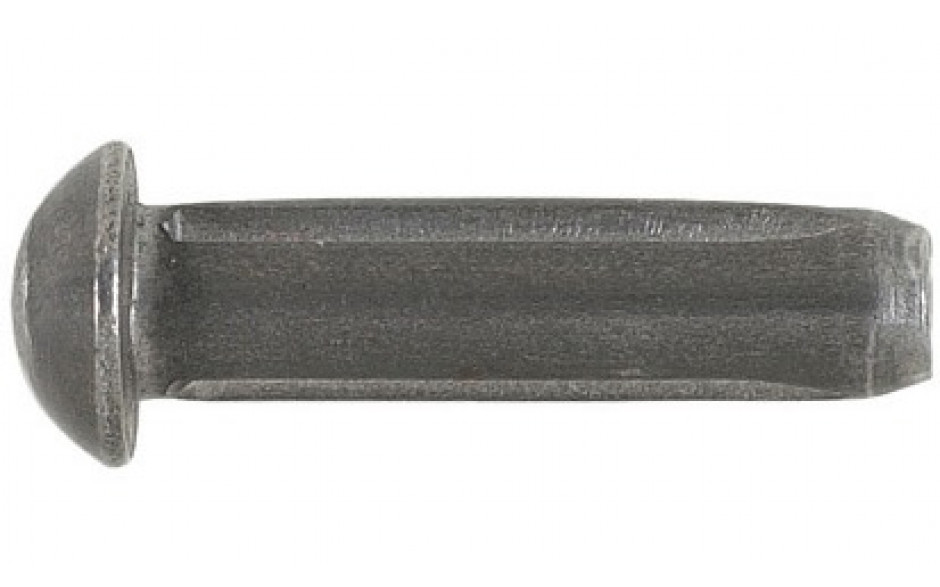 Halbrundkerbnagel ISO 8746 - Stahl - blank - 3 X 6