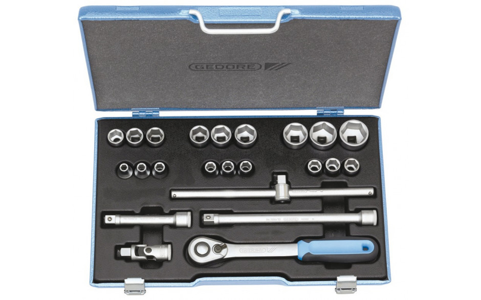 Steckschl.Satz 1/2" 23-Tlg D19Emu-20