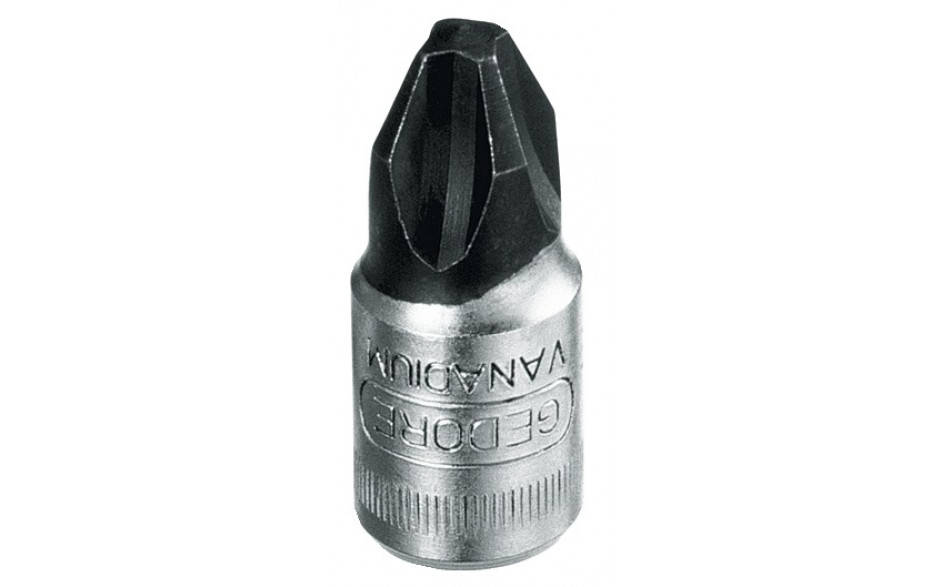 Kreuzschlitz-Schraubendr.-Einsatz GEDORE Vanadium, 1/4" Antrieb IKS20-2 /Gr.2PH