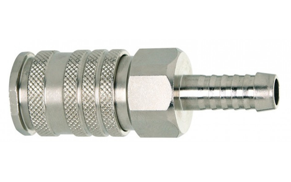 Euro-Stahlkupplung 6 mm Tülle