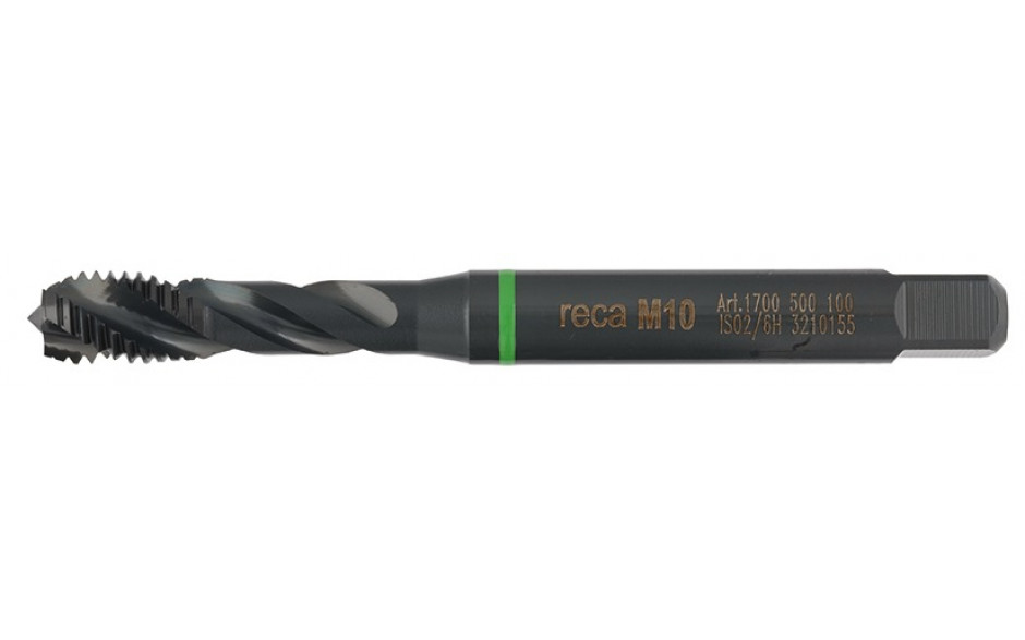 RECA Maschinengewindebohrer DIN 371-C HSS-CO grün Sacklöcher M10