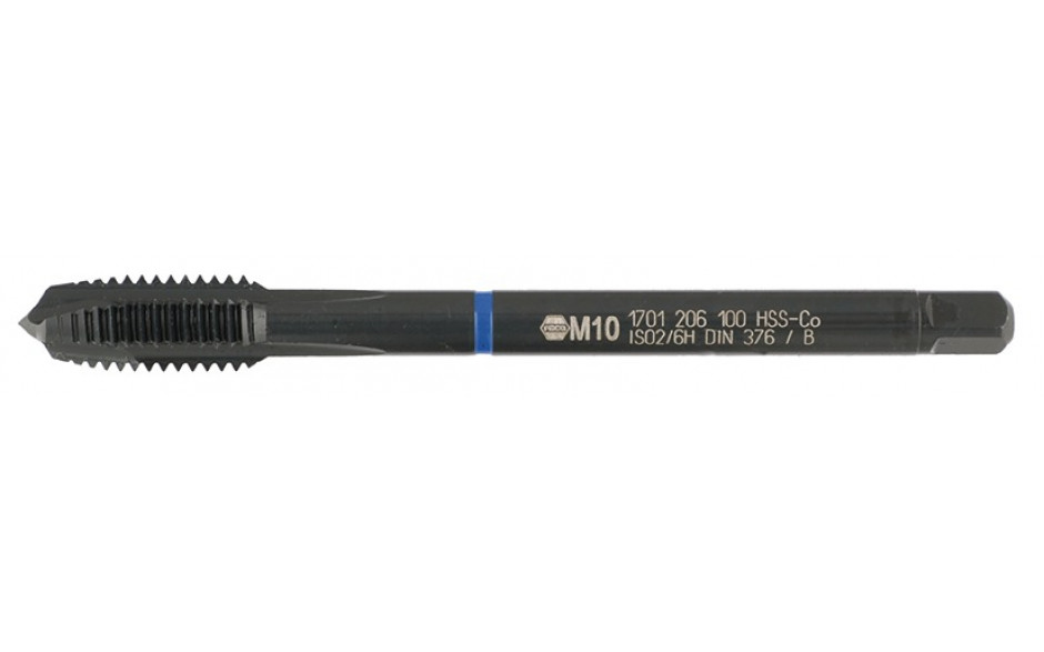RECA Maschinengewindebohrer DIN 376-B HSS-CO blau Durchgangslöcher M18