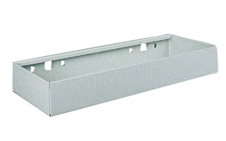 Ablagekasten 440 x 175 x 65 mm aus Stahlblech zu RECA Perfowand 140 14 038