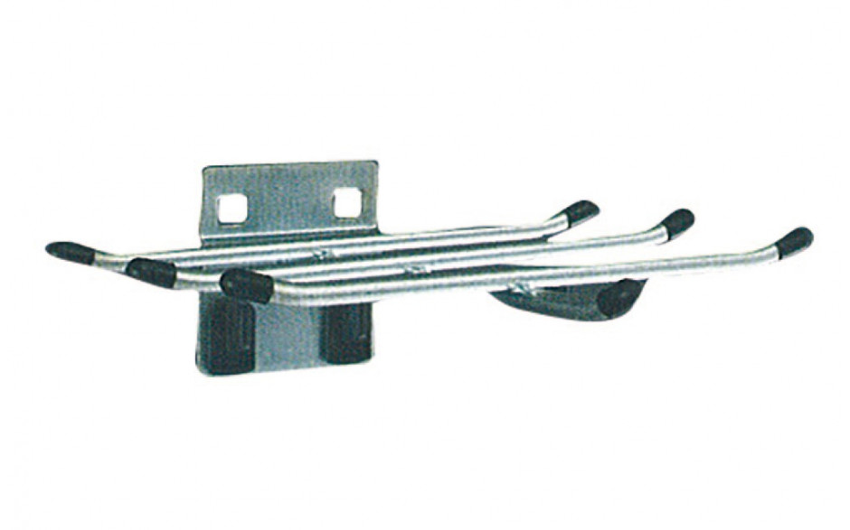 Sechsfachhalter 6 x 80 mm, mit breiter Grundplatte zu RECA Perfowand 140 06 002