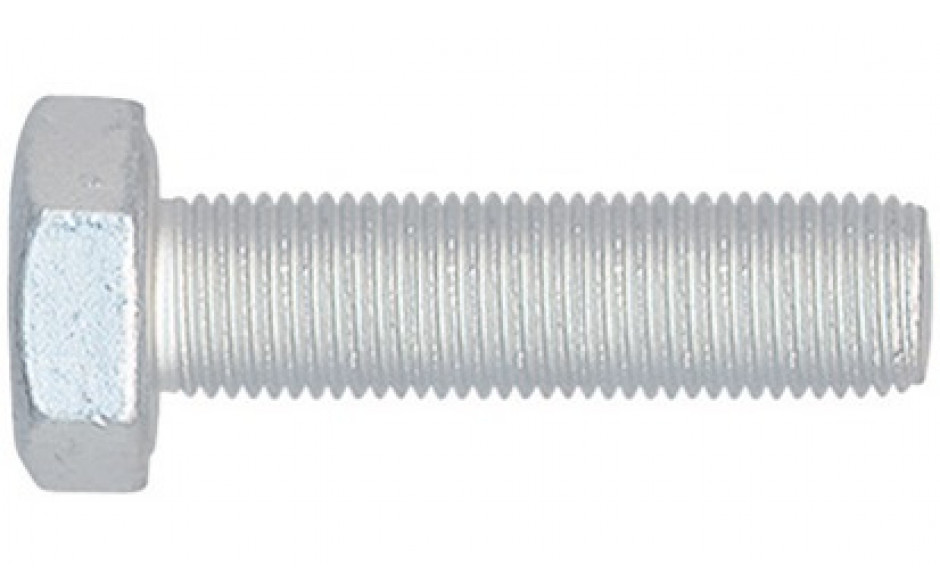 Sechskantschraube DIN 961 - 8.8 - Zinklamelle silber+Topcoat - M14 X 1,5 X 30