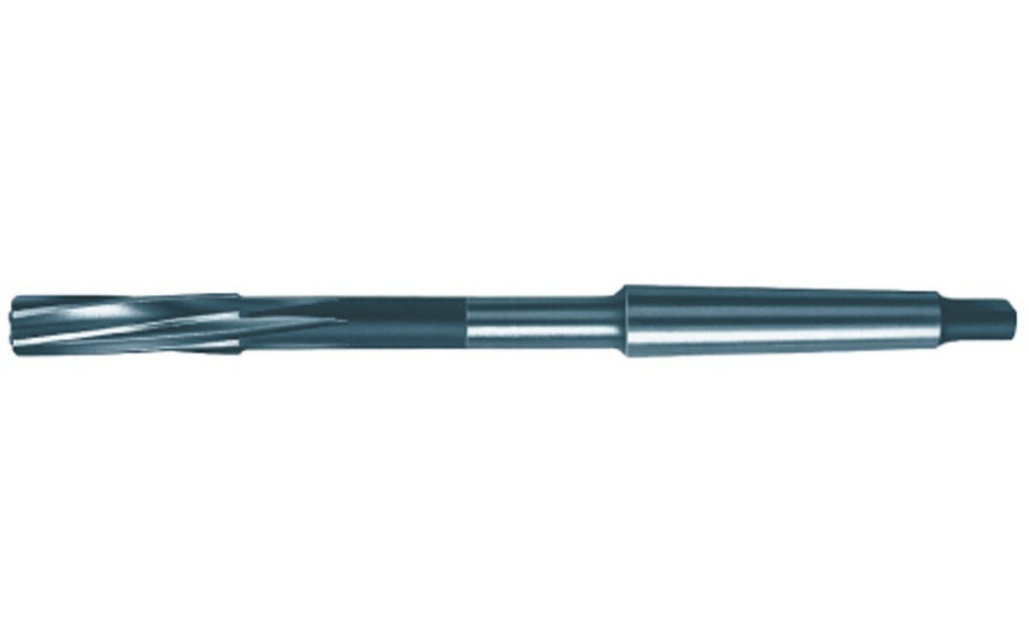 Maschinenreibahle DIN208 HSS-E mit MK-Schaft spiralgenutet H 13 mm Durchmesser/MK 1