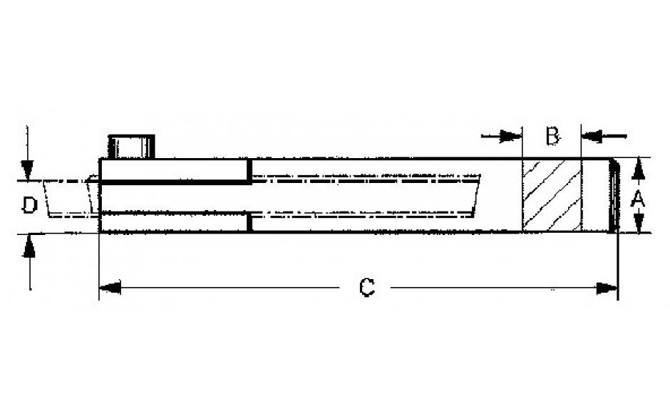 Abstechhalter, Typ A 0 (M 0)