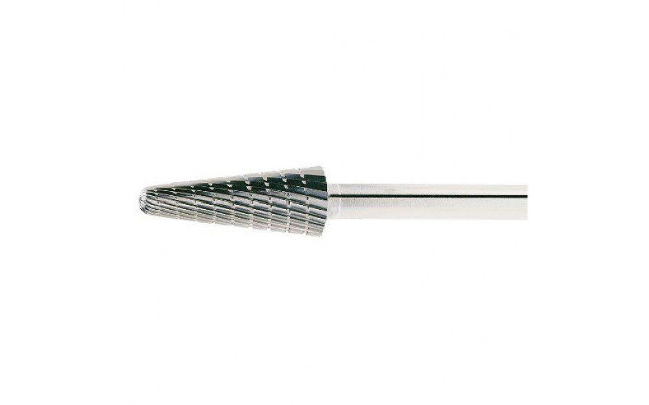 HSS-Fräser L Rundkegelform 16x30 mm Schaft 6 mm Verzahnung 3