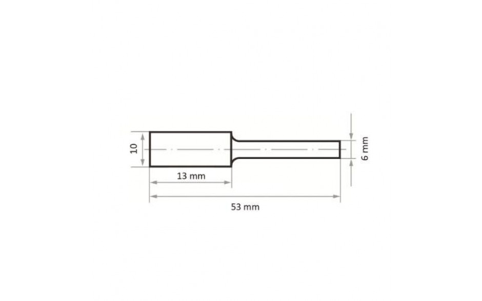 HSS-Fräser AS Zylinderform 6x16 mm Schaft 6 mm Verzahnung 3
