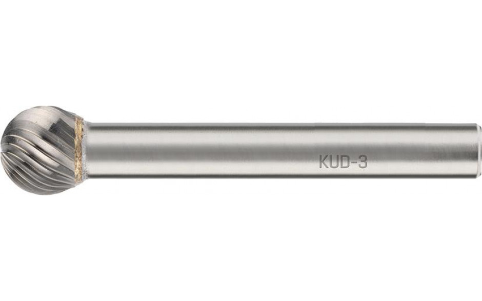 RECA Hartmetall-Frässtifte Kugelform ohne Spanbrecher Durchmesser x Länge 8 x 7 mm mit 6 mm Schaft
