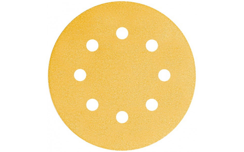 Klettscheibe Gold Durchmesser 150 mm 15-Loch P150 (PAK = 100 ST)