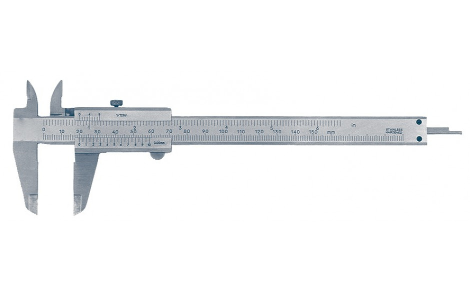 Taschenmessschieber - Standard, mit Schraube, Messbereich 150/45 mm