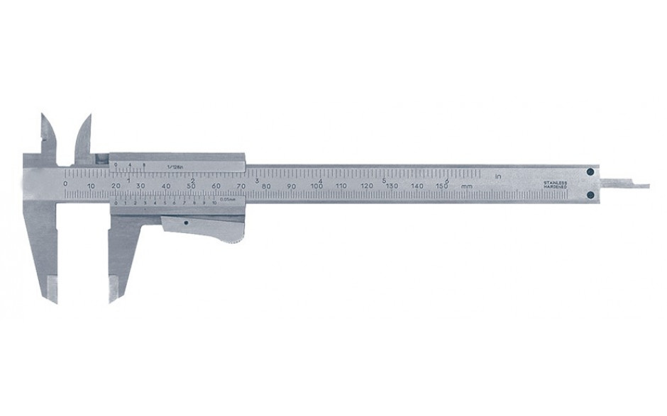 Taschenmessschieber - Standard, mit Momentverstellung, Messbereich 150/45 mm