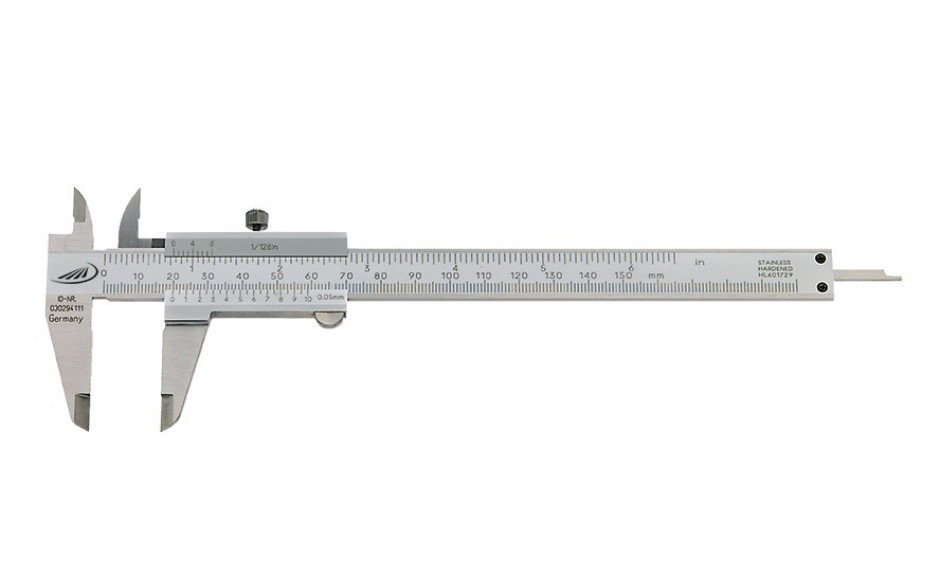 Taschenmessschieber Soft-Slide mit Feststellschraube 150 mm