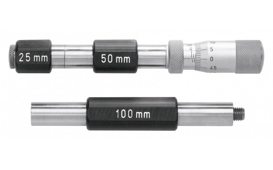 Innenmikrometer, zusammensetzbar, Messbereich 50-300 mm