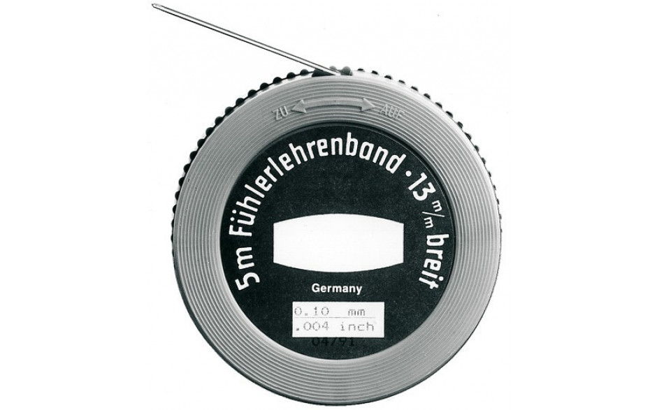 Präzisions-Fühlerlehrenband, Inhalt 5 m, Stärke 0,30 mm