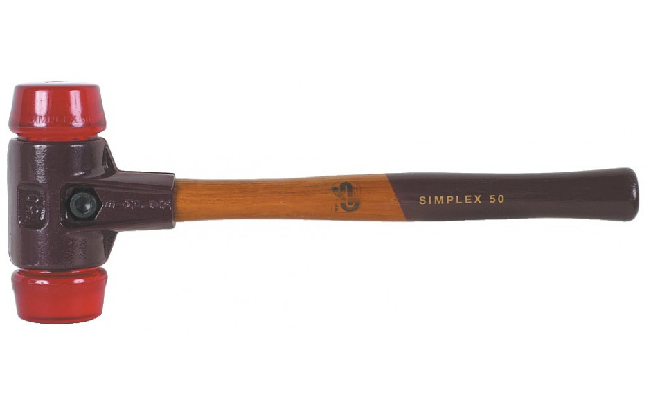 Schonhammer Simplex, komplett mit Plastikeinsätze Ø 50 mm