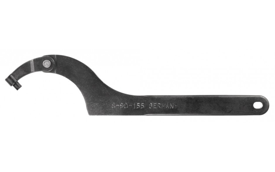 Gelenkhakenschlüssel mit Zapfen, Typ 776C, 90 - 155 x 6,0 mm