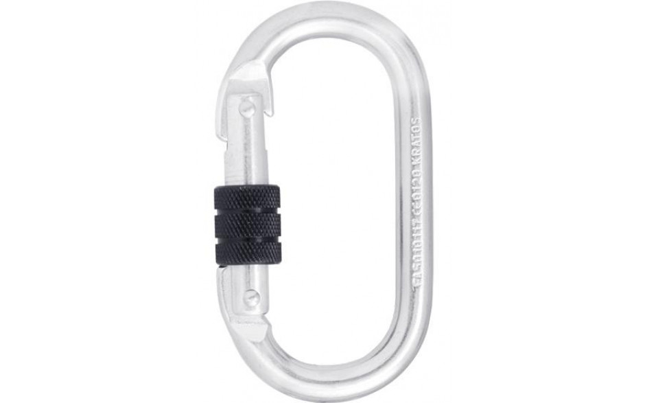 Stahlkarabiner KRATOS mit Schraube FA5010117