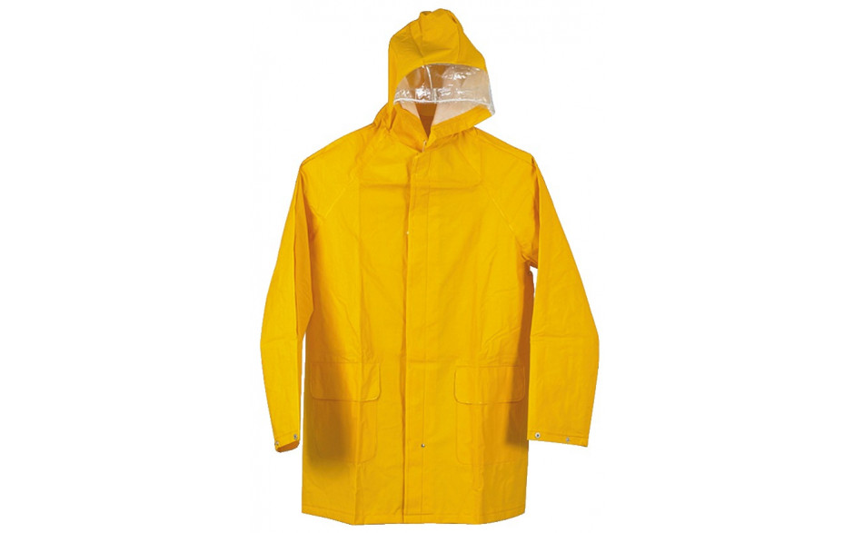 Regenjacke Gelb Polyester Gr. XL