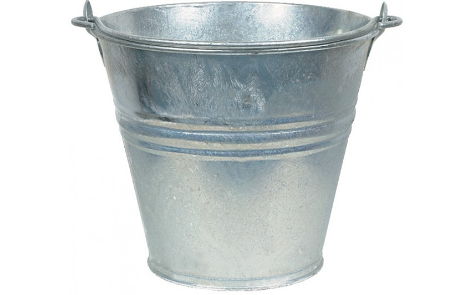 Wassereimer, aus Stahlblech, mit Bügel, Ø cm: 28, Inhalt l: 11