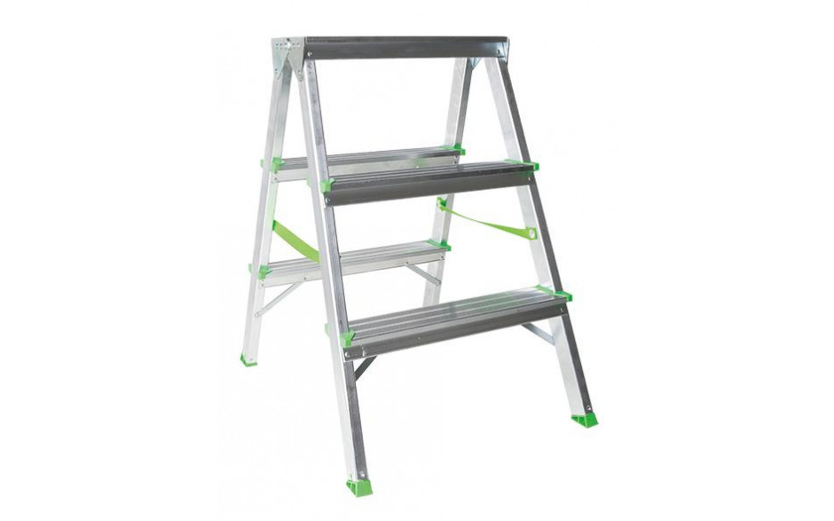 Doppelstufenstehleiter Alu 5-Stufig