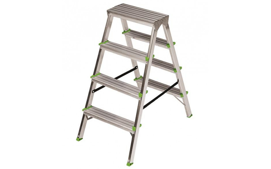 Doppelstufenstehleiter Alu 4-Stufig