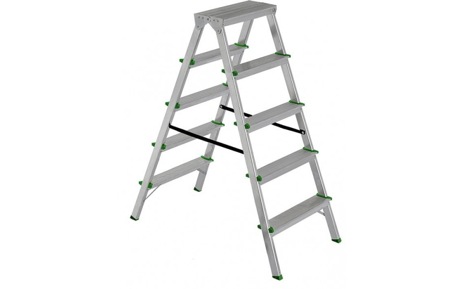 Doppelstufenstehleiter Alu 5-Stufig
