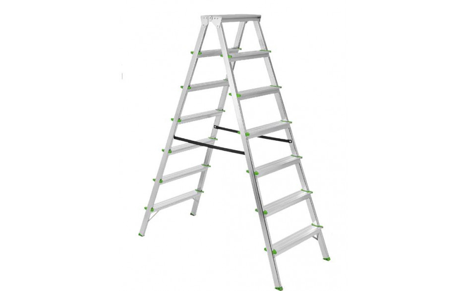 Doppelstufenstehleiter Alu 7-Stufig