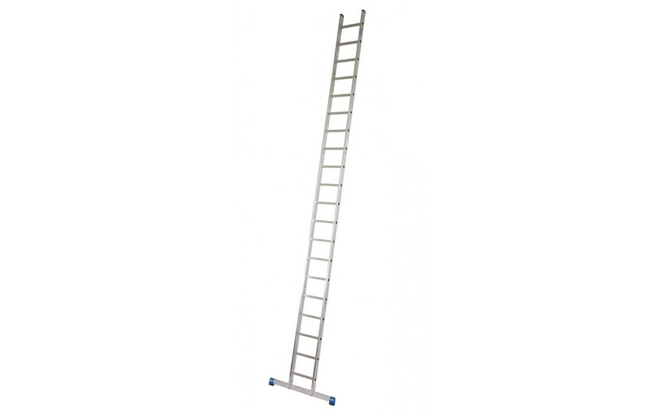 Stabilo Alu-Anlegeleiter, 22 Sprossen, Länge 6,35 m, Arbeitshöhe 7,10 m,11,7 kg