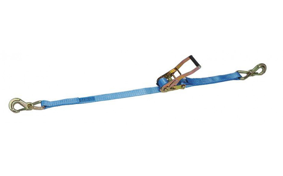 Ratschenzurrgurt mit Karabiner 2000/4000 DAN, 50 mm x 10 m