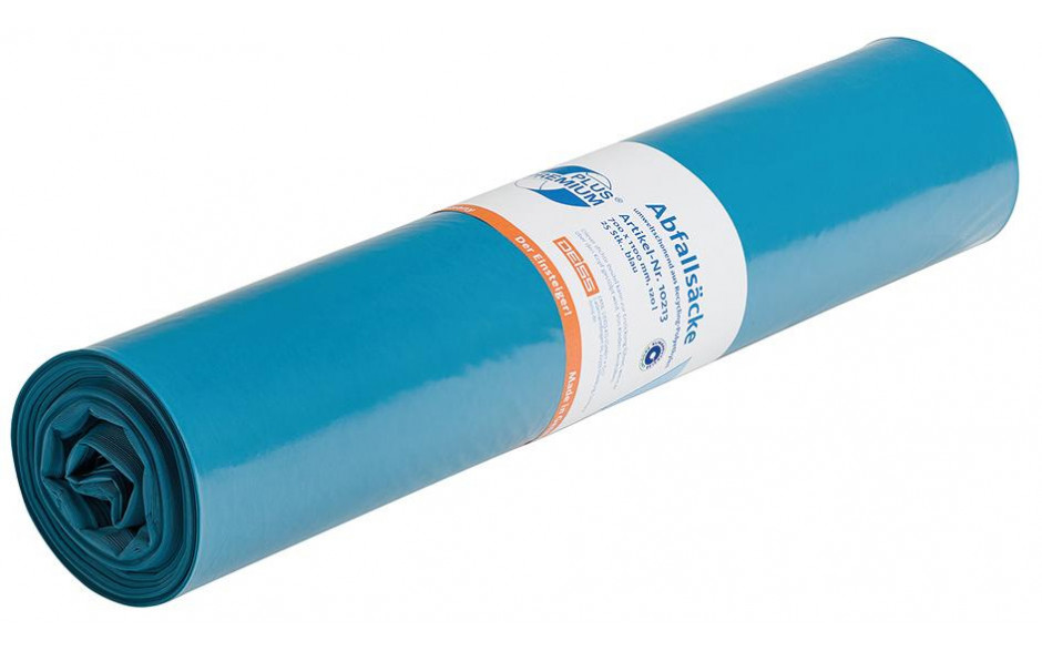 Abfallsack blau 700x1100 120Liter 25Stück per Rolle