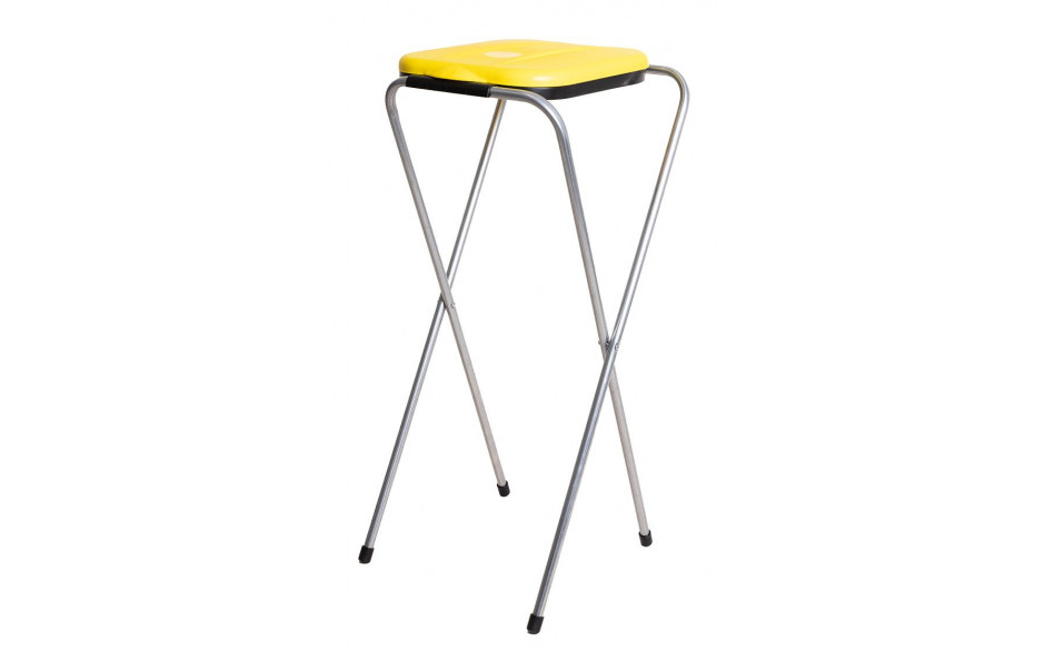 Müllsackständer 1-fach gelb mit Deckel 60 -130 Liter