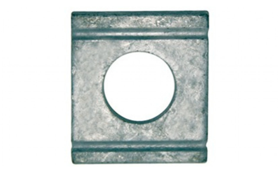 Vierkantscheibe DIN 434 - 100HV - Stahl - feuerverzinkt - M16=17,5mm