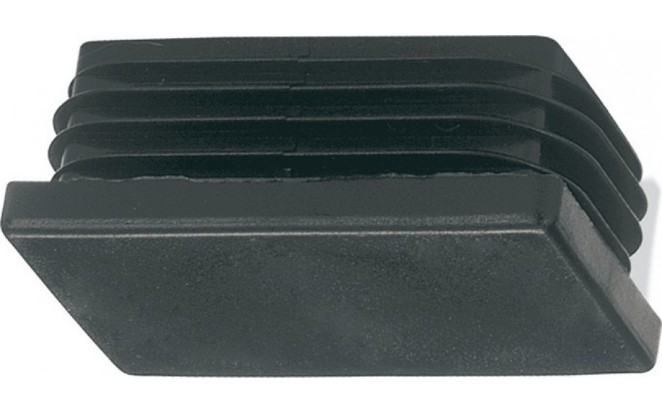 Rechteckrohrstopfen - Polyamid - L50 X H19,5 X B30 - schwarz