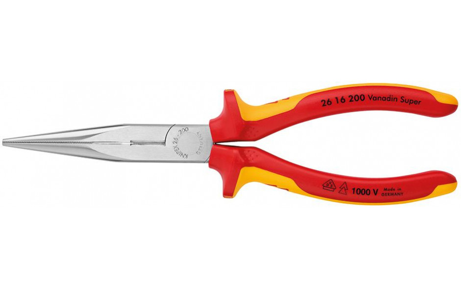 VDE-Storchschnabelzange 5745 gerade 200 mm