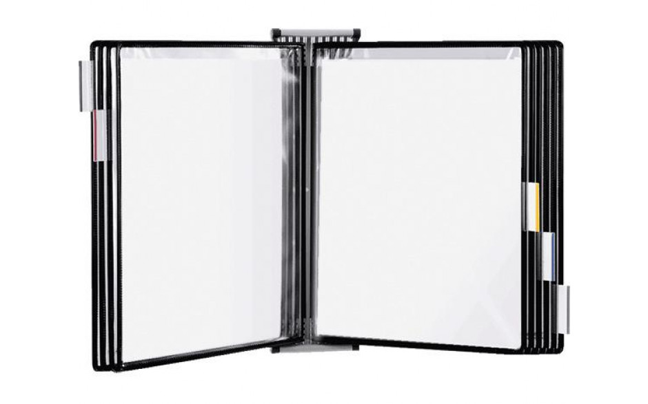 Wand Sichttafelsystem mit 10 Sichttafeln in DIN A4
