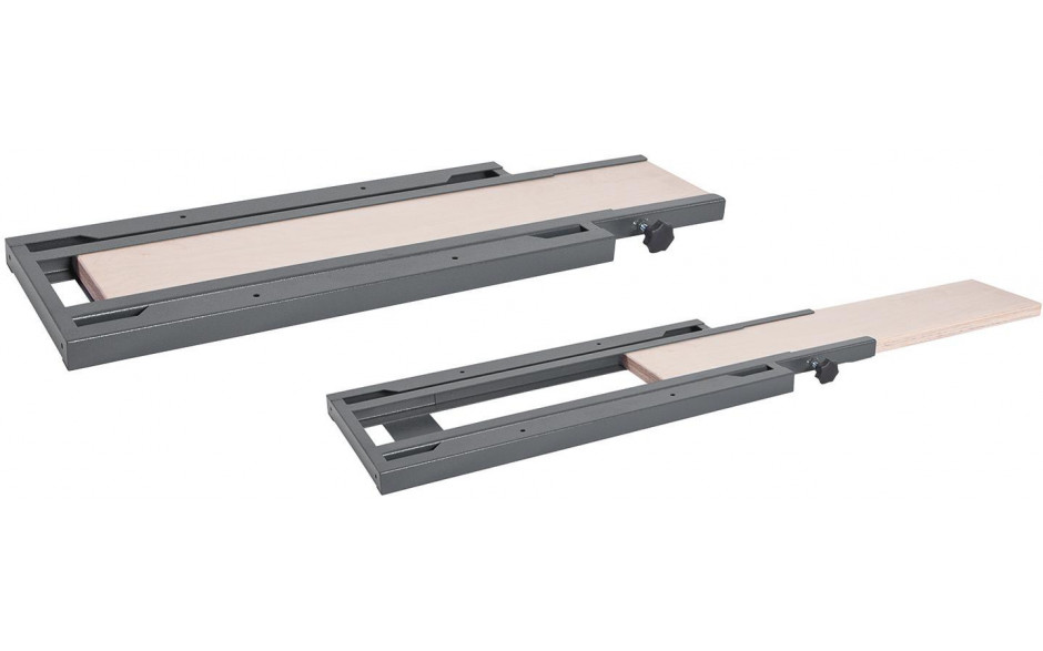 RECA MAXMOBIL Werkplatte ausziehbar inklusive Zwischenrahmen 1375 mm, RAL 7016 Struktur NWPAP 137-R