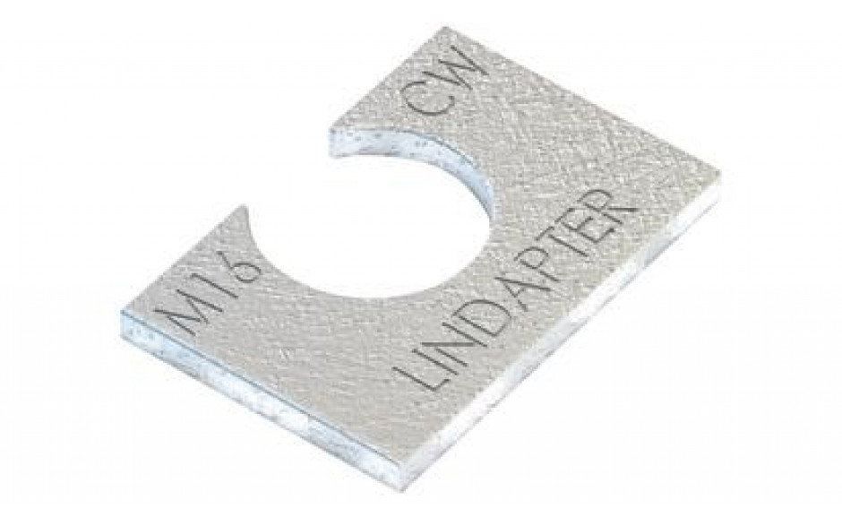Lindapter® Unterlegscheibe Typ CW - Stahl - verzinkt blau - CW08