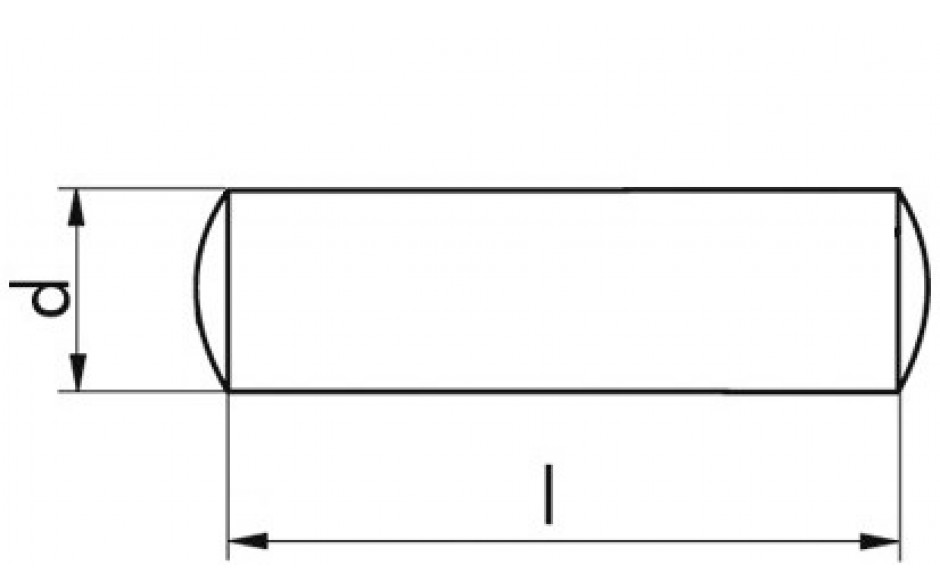 BMF Stabdübel, Durchmesser 10 mm, Länge 140 mm