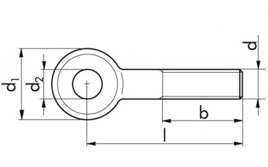 Augenschraube DIN 444A - A4 - M20 X 120