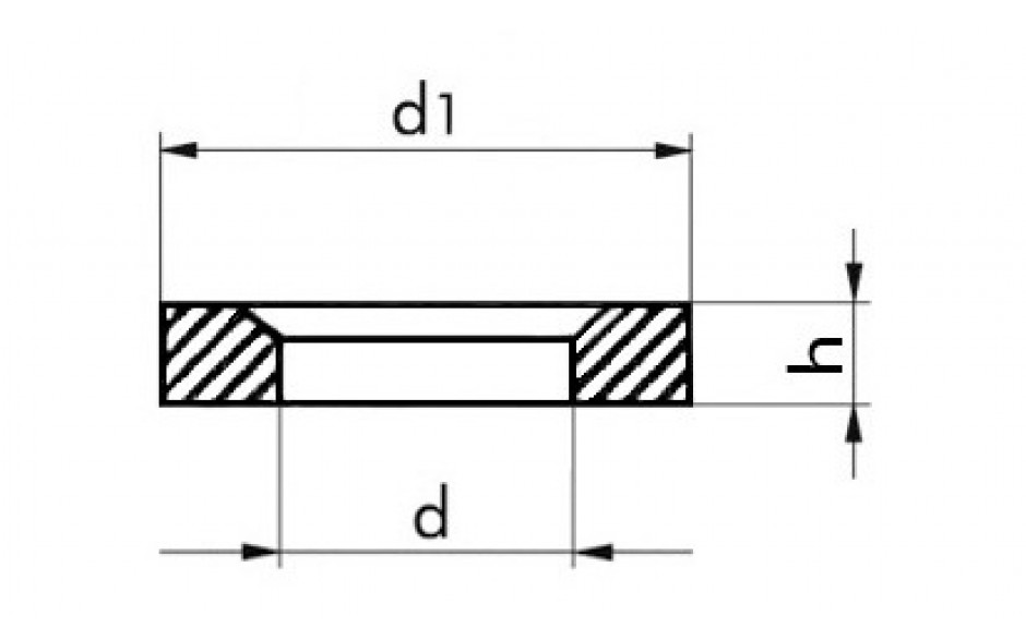 Kegelpfanne DIN 6319D - Stahl - blank - M10 X 10,5