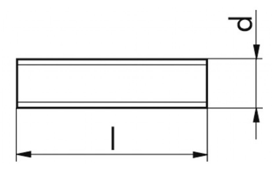 Gewindestück DIN 976-1-A - 8.8 - blank - M10 X 40