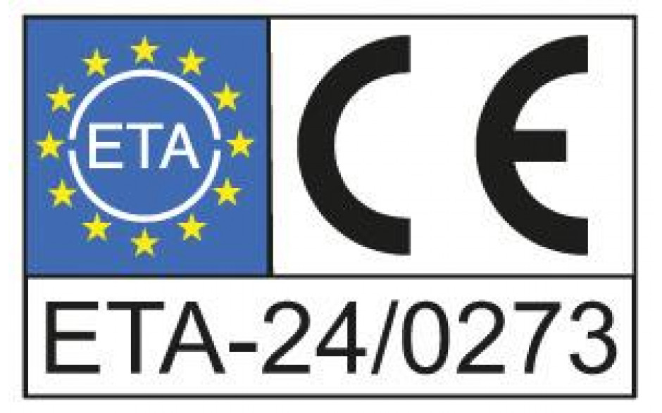 RECA Holzbauschraube - Tellerkopf Ø14 - verzinkt blau - 6 X 160/75 - TX30 - ETA-24/0273