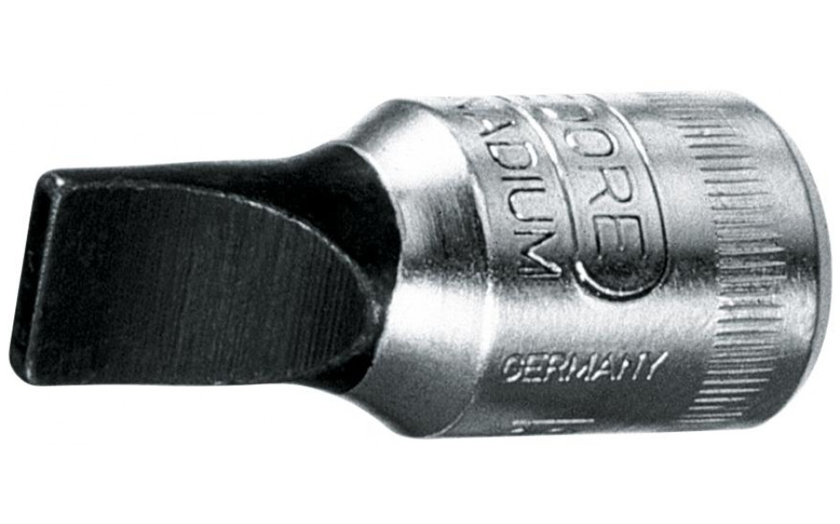 Schlitz-Schraubendr.-Einsatz GEDOREVanadium,1/4" Antrieb IS20-6,5 /6,5 mm Klinge