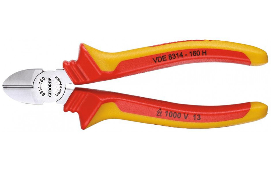 GEDORE VDE-Seitenschneider mit Hüllenisolierung 140 mm -VDE 8314-140 H- Nr.:1552155
