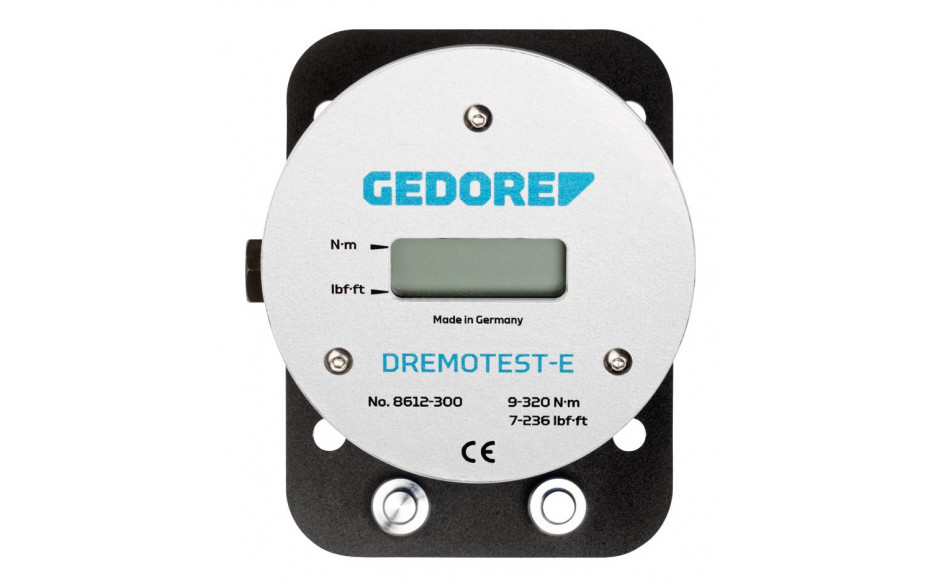 GEDORE Elektronisches Prüfgerät DREMOTEST E 9-320 Nm -8612-300- Nr.:1856111