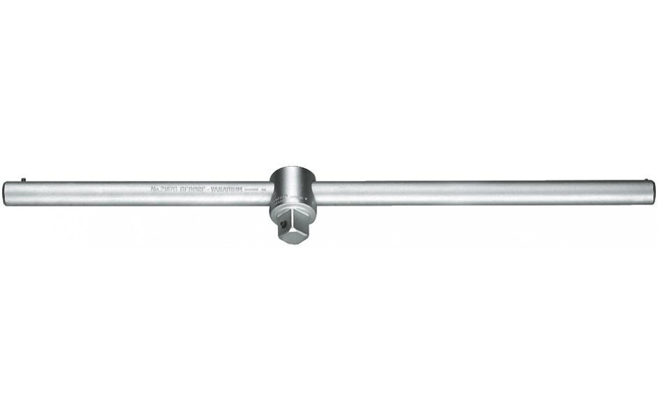 Griff mit Gleitstück Chrom-Vanadium 640 mm 1" GEDORE 2187